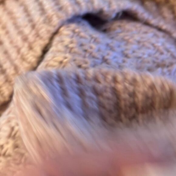 Express XL‎ pink waffle turtle neck sweater with neckline - 2735 - Picture 6 of 6